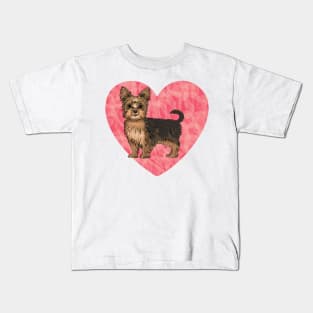 I Love Yorkie Kids T-Shirt